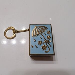 Vintage Metal Rain Bonnet Keychain